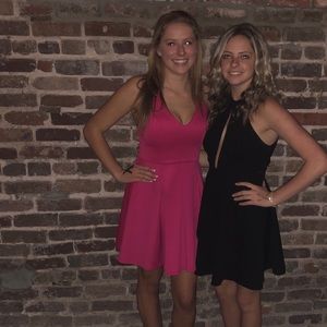 Hot Pink Homecoming Dress